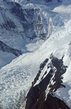 Snow-capped mountains and glaciers