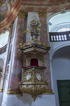 Pulpit of the Dreifaltigkeitskirche Kappl