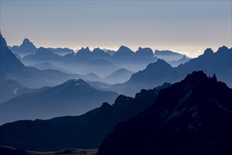 View from Sass Pordoi