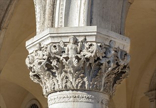 Close-up of column of colonnade