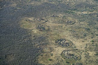 Aerial of tribal krals