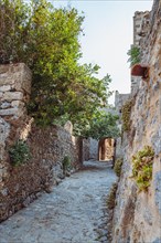 Medieval alley on Monemvasia