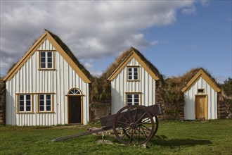Grass sod houses