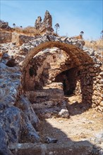 Medieval building remains on Monemvasia