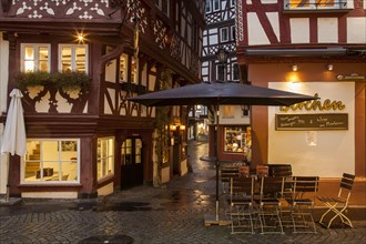 Half-timbered houses in the historic centre of Bernkastel-Kues