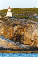 Lighthouse in fjord