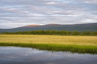 View of Lake Paittasjaervi from Nikkaluokta