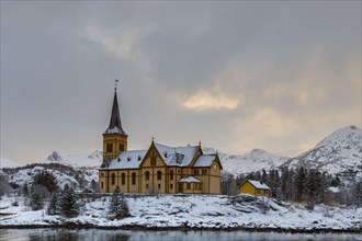 Vagan Church in Winter