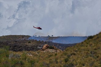 Steppe fire near Carboneras