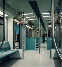 Modern compartments of the Berlin S-Bahn
