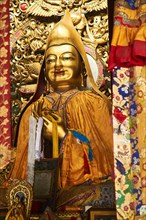 Buddha figure in the Llama Temple