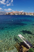 Jetty and clear water