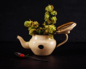 Still Life with Old Teapot