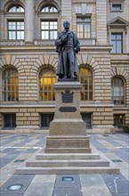 The statue of the statesman Karl August von Hardenberg in front of the House of Representatives