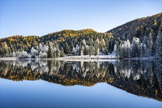 Prebersee in autumn with reflection