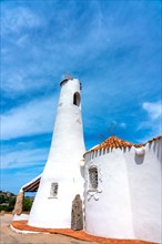 The white church Stella Maris in Porto Cervo on the Costa Smeralda