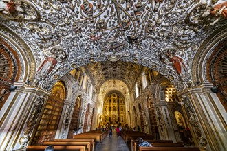 Beautiful interior of the Church of Santo Domingo de Guzman