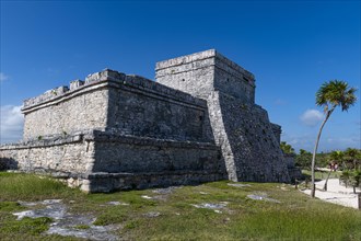Pre-Columbian Mayan walled city Tulum
