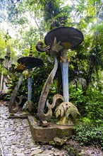 Surrealist sculpture park Las Pozas