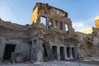 Destroyed houses from ISIS