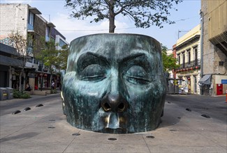 Arbol Adentro head statue