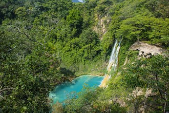 Minas viejas waterfalls
