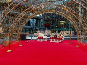 Christmas decoration at the Sony Center
