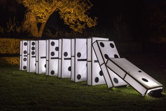 Autumn Lights in the Bridgehead Park