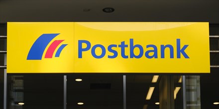 Postbank sign and logo