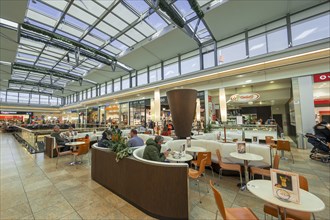 Cafe in the Forum Allgaeu shopping centre built 2001-2003