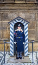Polish guards at the portal of Prague Castle