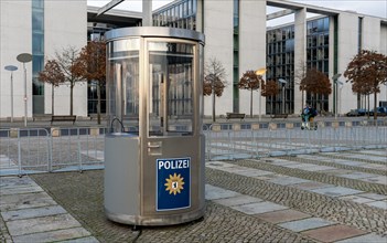 Berlin Police Post House at the Reichstag and other buildings in the government district