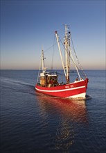 Crab cutter in the North Sea