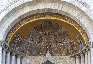 Deposition of relics of Saint Mark the Evangelist mosaic
