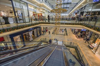 Escalator in the Forum Allgaeu shopping centre built 2001-2003