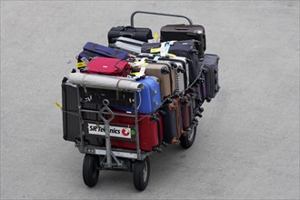 Transport trolley with travel case