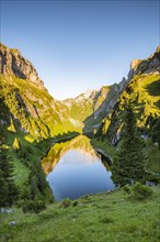 Mountain lake Faelensee