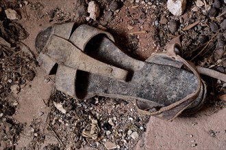 Traditional Spanish sandal for farm workers
