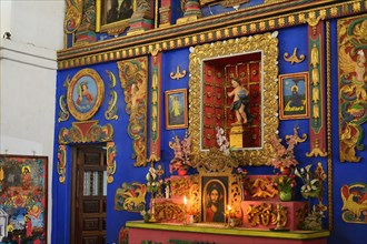 Altar in the church Iglesia de San Ignacio de Moxos