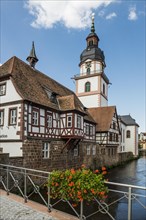 Old town hall and Protestant parish church