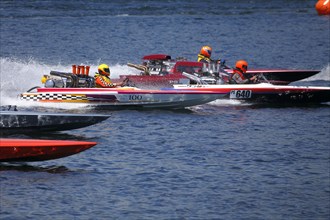 Hydroplane racing on the Saint Lawrence River