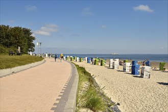 Promenade and beach Wyk auf Foehr