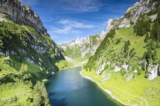 Mountain lake Faelensee