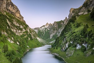 Mountain lake Faelensee