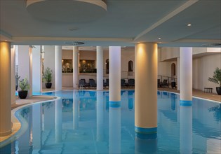 Indoor swimming pool in a hotel complex in Funchal