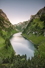 Mountain lake Faelensee