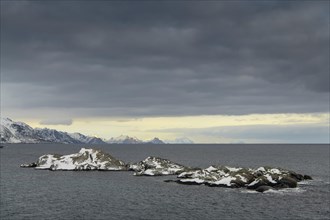 Winter Scandinavian landscape