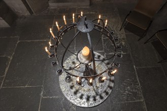 Devotional candles in St. Sebald Church
