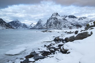 Winter Scandinavian landscape