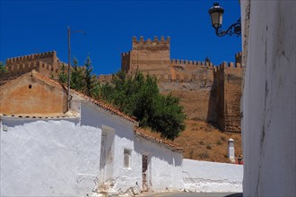 Castle in cave district of Guadix